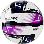 Мяч футзал. "TORRES Futsal Resist" арт.FS321024, р.4, 24 п.,ПУ, 3 подкл.сл., гиб.сш сбелый-мультикол